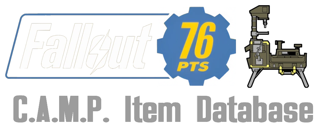 Fallout 76 C.A.M.P. Item Lookup